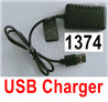 Wltoys 16800 USB Charger. 1374. 7.4V 2000mAh USB Charger wire and Balance charger.