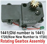 Wltoys 16800 Rotating gear box assembly. 1720. The material is made of powder alloy. ( The old number is 1441. Now the New number we call it 1720. )