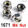 Wltoys 16800 M4 Lock nut. 1671. Total 4pcs.