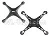 SJRC S70W Spare Parts-04 Upper and Bottom shell cover-Black,SJR/C S70W RC Racing Drone Parts,SJ S70W RC Quadcopter Spare parts,SJRC S70W RC Drone parts