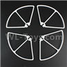 SJRC S70W Spare Parts-26-01 Outer protect frame(4pcs)-White,SJR/C S70W RC Racing Drone Parts,SJ S70W RC Quadcopter Spare parts,SJRC S70W RC Drone parts