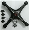 SYMA X5S X5SW X5SC Parts-02 Fuselage,Upper and bottom shell cover-Black For SYMA X5S X5SC X5SC Quadcopter UFO parts