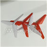SYMA X5S X5SW X5SC Parts-08 Upgrade Tripod Rotor blades,Tripod Propellers(4pcs)-(Red & White color) For SYMA X5S X5SC X5SC Quadcopter UFO parts