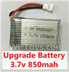 SYMA X5S X5SW X5SC Parts-23 Upgrade 3.7v 850mah battery(1PCS) For SYMA X5S X5SC X5SC Quadcopter UFO parts