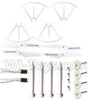 SYMA X5S X5SW X5SC Parts-65 Outer protect frame(4pcs) & Propellers(4pcs) & Landidng skid(4pcs) & Main gear-White For SYMA X5S X5SC X5SC Quadcopter UFO parts