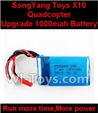 SongYang Toys X10 Parts-22 Upgrade 7.4v 1000mah Battery 20C for SongYang X10 Quadcopter For the SY X10 UFO X-10 RC Quadcopter SongYang Toys X10 Parts-22 Upgrade 7.4v 1000mah Battery 20C for SongYang X10 Quadcopter For the SY X10 UFO X-10 RC Quadcopter