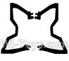 SongYang toys X11 Parts-05 Landing skid,Tripod(2pcs) For the SY X11 UFO X-11 RC Quadcopter