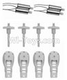 SongYang toys X12 Parts-04 Main gear(4pcs) & Motor cover(4pcs) & Main blades(4pcs) & Main motor(4pcs) For the SY X12 UFO X-12 RC Quadcopter