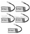 SongYang toys X12 Parts-15 Official 3.7v 200mah battery(5pcs) For the SY X12 UFO X-12 RC Quadcopter