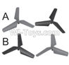 SongYang toys X13 Parts-05 Main rotor blades,Propellers(4pcs) For the SY X13 UFO X-13 RC Quadcopter