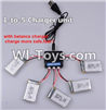 SongYang toys X16 Parts-17 Upgrade 1-to-5 charger and balance charger(Not include the 5 battery) For the SY X16 UFO X-16 RC Quadcopter