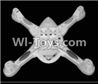 SongYang toys X19 Parts-11 Bottom shell cover,Bottom canopy For the SY X19 UFO X-19 RC Quadcopter