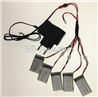 SongYang toys X19 Parts-18 USB Charger wire & Upgrade 1-to-5 Conversion wire & USB-to-Socket Conversion plug((Not include the 5 battery) For the SY X19 UFO X-19 RC Quadcopter