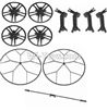 SongYang toys X19 Parts-27 Big Wheel(2pcs) & Small wheel(4pcs) & Wheel Shaft for the Big wheel & Fixtures parts for the Small wheel(4pcs) For the SY X19 UFO X-19 RC Quadcopter