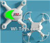 SongYang Toys X23 Spare Parts-02 Upper and Bottom shell cover-Green,SongYang Toys X23 RC Drone Quadcopter Spare Parts,SY X23 RC Drone Replacement Accessories
