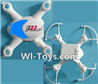 SongYang Toys X23 Spare Parts-03 Upper and Bottom shell cover-Blue,SongYang Toys X23 RC Drone Quadcopter Spare Parts,SY X23 RC Drone Replacement Accessories