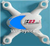 SongYang Toys X23 Spare Parts-04 Upper shell cover-Blue,SongYang Toys X23 RC Drone Quadcopter Spare Parts,SY X23 RC Drone Replacement Accessories