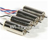 SongYang Toys X23 Spare Parts-15 rotating Motor with red and blue wire(2pcs-CW) & Reversing-rotating Motor with black and white wire(2pcs-CCW),SongYang Toys X23 RC Drone Quadcopter Spare Parts,SY X23 RC Drone Replacement Accessories