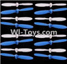 SongYang Toys X24 Spare Parts-10 Propellers,Main rotor blades(16pcs)-8X Blue,8X White,SY X24 RC Quadcopter Spare parts Accessories,SongYang Toys X24 RC Drone Replacement Parts