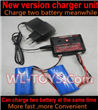 SongYang toys X6 Parts-19 Upgrade New version charger and balance charger-Can charge two battery at the same time(Not include the 2x Battery)