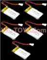 SongYang toys X7 Parts-18 Official 3.7v 500mah 25c battery for SongYang X6 Quadcopter(5pcs)