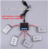 SongYang toys X8 Parts-17 Upgrade 1-to-5 charger and balance charger(Not include the 5 battery) For the SY X8 UFO X-8 RC Quadcopter
