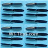 Subotech S660 Spare Parts-10 Propellers,Main rotor blades(16pcs)-Black,Subotech S660 RC Quadcopter Spare Parts Accessories,Subotech S660 RC  Drone Replacement Parts