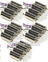 Subotech S660 Spare Parts-11 rotating Motor with red and blue wire(10pcs-CW) & Reversing-rotating Motor with black and white wire(10pcs-CCW),Subotech S660 RC Quadcopter Spare Parts Accessories,Subotech S660 RC  Drone Replacement Parts