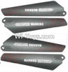 Subotech S700 Parts-04 Propellers,Main rotor blades(4pcs)-Red,Subotech S700 RC dragonfly Helicopter Spare Parts Accessories,S700 Replacement parts