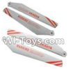 subotech SuBotech S901 Spare Parts-16 Main blades(4pcs-2A+ 2B)-Orange,Spare Parts Replacement Accessories For Subotech S901 RC helicopter,Toruk arokto2 S901 rc helicopter