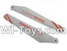 SuBotech S901 Spare Parts-17 Upper main blades(2A)-Orange,Spare Parts Replacement Accessories For Subotech S901 RC helicopter,Toruk arokto2 S901 rc helicopter