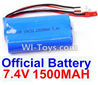 Subotech S902 Spare parts-42 Battery 7.4v 1500ma Red plug Spare Parts Replacement Accessories For Subotech S902 RC Helicopter,Huge RC Helicopter