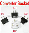 Subotech S909 Spare Parts-48 Standard Adapter Universal Converter Socket(You can choose AU,US,EU,UK Version),Subotech S909 RC helicopter Replacement Parts Accessories