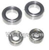 Subotech S909 Spare Parts-71 Big Bearing(2pcs) & Small Bearing(2pcs),Subotech S909 RC helicopter Replacement Parts Accessories