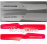 Subotech S910 Spare Parts-04 Propellers,Main rotor blades(4pcs)-(2X White,2X Red,Subotech S910 RC Quadcopter Drone Spare Parts Accessories,S910 RC Drone Replacement Parts