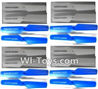 Subotech S910 Spare Parts-05 Propellers,Main rotor blades(16pcs)-(8X White,8X Blue,Subotech S910 RC Quadcopter Drone Spare Parts Accessories,S910 RC Drone Replacement Parts