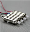 Subotech S910 Spare Parts-14 Reversing-rotating Motor with Black and white wire(2pcs) & rotating Motor with red and Blue wire(2pcs),Subotech S910 RC Quadcopter Drone Spare Parts Accessories,S910 RC Drone Replacement Parts