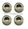 Subotech S910 Spare Parts-30 Bearing(4X7X2mm)-4pcs,Subotech S910 RC Quadcopter Drone Spare Parts Accessories,S910 RC Drone Replacement Parts