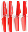 JJRC H5 H5C Parts-16 Rotor blades,Propellers(4pcs)-Red For JJRC H5C Quadcopter parts,H5C Drone Parts