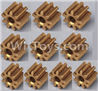 JJRC H5 H5C Parts-35 Small copper gear for the Motor(10pcs) For JJRC H5C Quadcopter parts,H5C Drone Parts