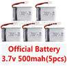 JJRC H5 H5C Parts-44 Official 3.7v 500mah battery(5pcs) For JJRC H5C Quadcopter parts,H5C Drone Parts