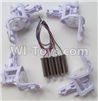 JJRC H5 H5C Parts-63 Motor unit(4pcs) & Main motor(4pcs) For JJRC H5C Quadcopter parts,H5C Drone Parts