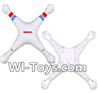 SYMA X8 X8C Parts-02 Fuselage,Upper and lower shell cover-White For SYMA X8 X8C RC Quadcopter parts,FPV Camera UFO