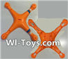 SYMA X8 X8C Parts-03 Fuselage,Upper and lower shell cover-Orange For SYMA X8 X8C RC Quadcopter parts,FPV Camera UFO