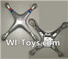 SYMA X8 X8C Parts-04 Fuselage,Upper and lower shell cover-Silver For SYMA X8 X8C RC Quadcopter parts,FPV Camera UFO