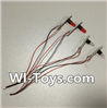 SYMA X8 X8C Parts-20 Light board with wire(4pcs) For SYMA X8 X8C RC Quadcopter parts,FPV Camera UFO