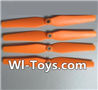 SYMA X8 X8C Parts-23 Main rotor blades(4pcs)-Orange For SYMA X8 X8C RC Quadcopter parts,FPV Camera UFO