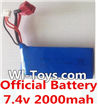 SYMA X8 X8C Parts-27 Official 7.4v 2000mah 25c battery For SYMA X8 X8C RC Quadcopter parts,FPV Camera UFO