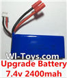 SYMA X8 X8C Parts-28 Upgrade 7.4v 2400mah battery For SYMA X8 X8C RC Quadcopter parts,FPV Camera UFO