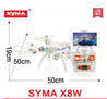 SYMA X8W Quadcopter-White color(include the 2,000,000 pixels HD Camera unit.) For HD Camera SYMA X8 X8C X8W X8G Quadcopter UFO parts
